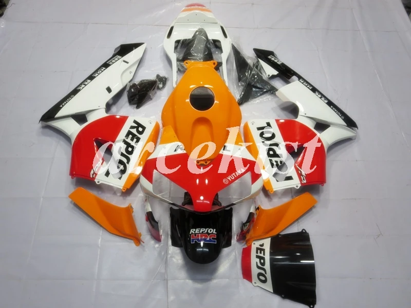 

4Gifts Injection mold New ABS Motorcycle Full Fairing Kit Fit For Honda CBR600RR 03 04 F5 2003 2004 Body set Orange Red