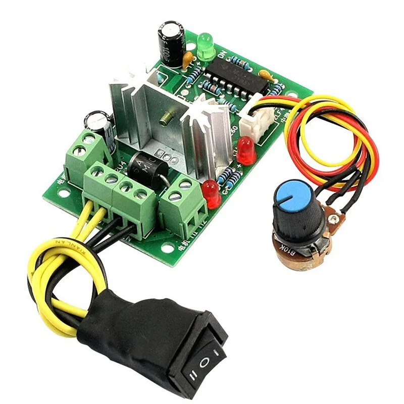 

Hot Sale 6-30V DC Motor speed Controller Reversible PWM Control Forward / Reverse Switch