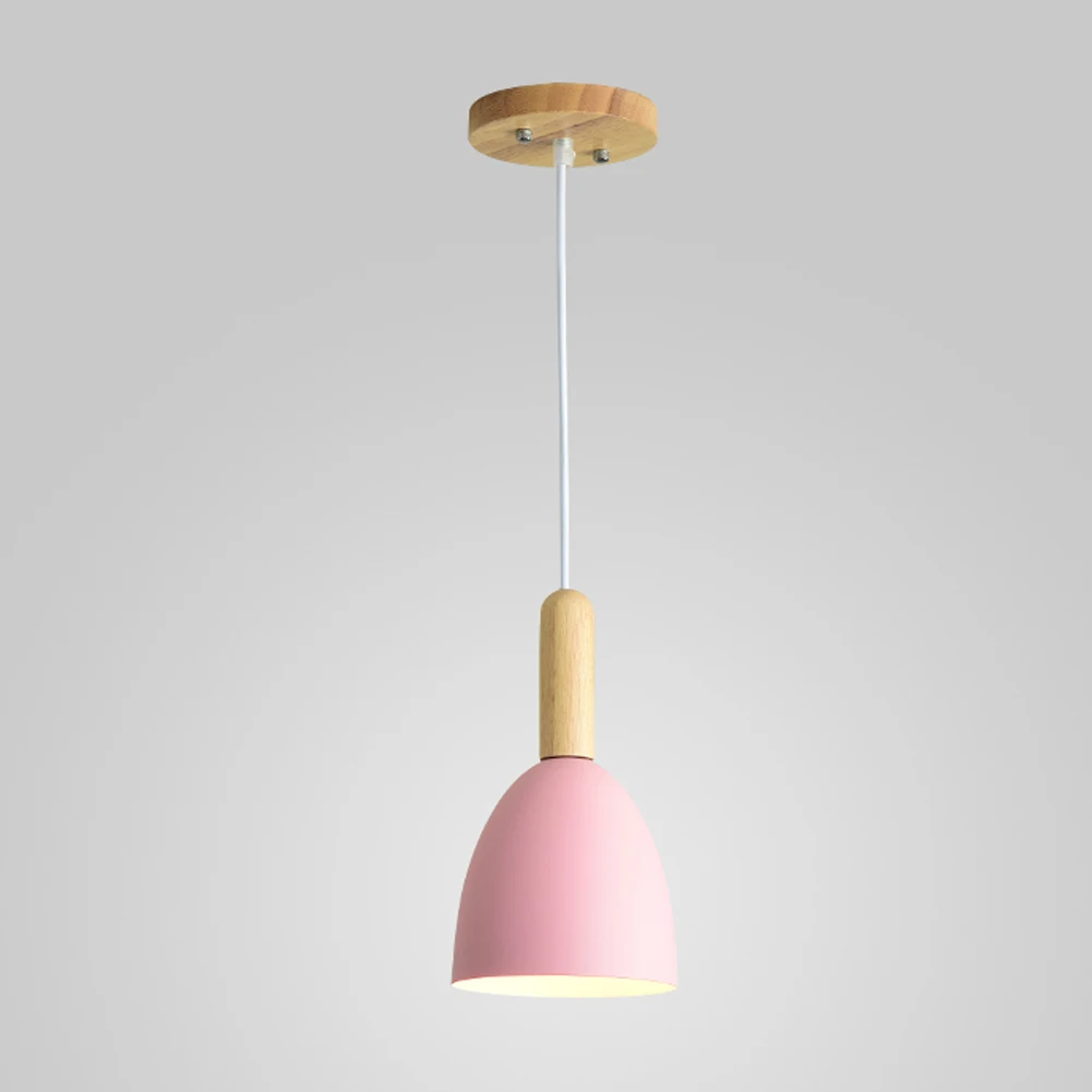 

E27 Home Decor Cafe Nordic Modern Bedroom Single Head Adjustable Height Iron Hanging Ceiling Lamp Dining Room LED Pendant Light