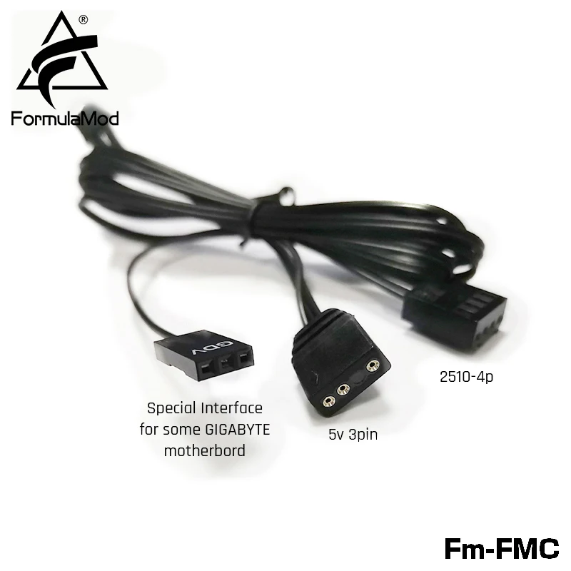 FormulaMod Fm-MFC контроллер синхронизации для ARGB(5v 3pin) освещение и вентилятора(2510-4pin) Мощность/PWM, хаб для подключения/синхронизации к материнской плате