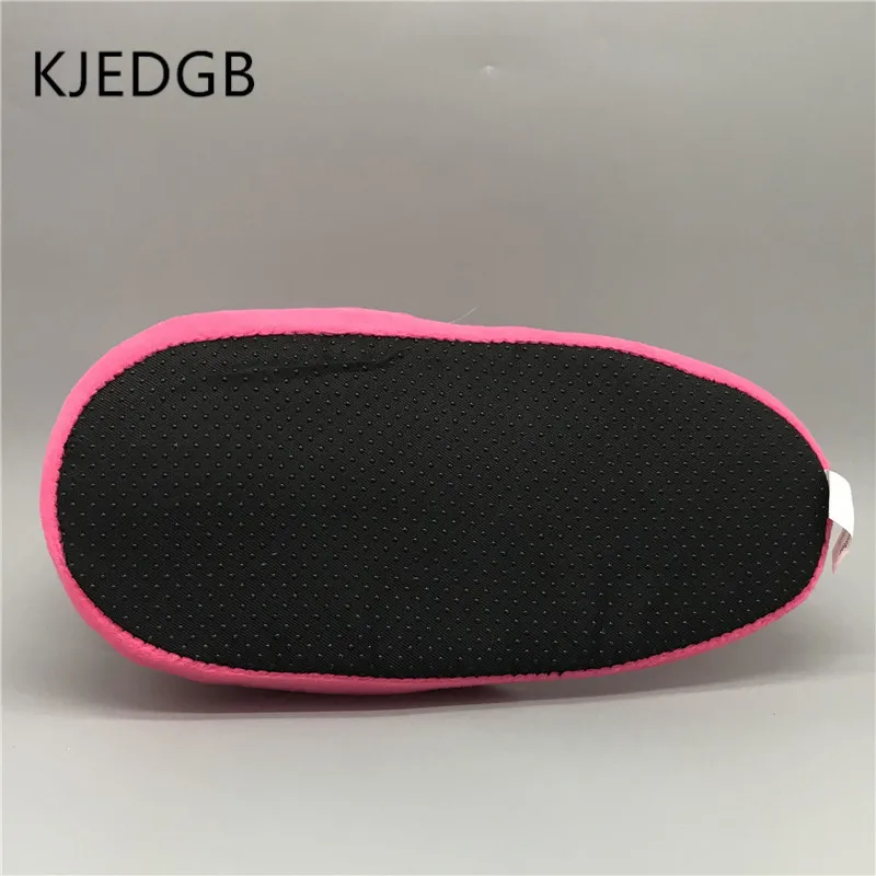 KJEDGB/Новинка года; Зимняя мужская обувь из хлопка; плюшевые теплые хлопковые тапочки; домашние тапочки с индивидуальным носком; пара тапочек