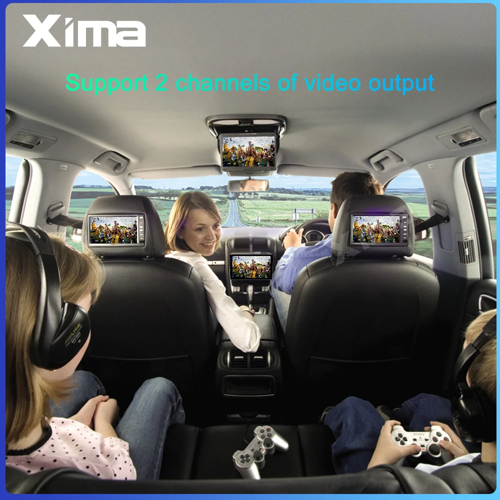 XIMA Android9.0 2Din Car Radio Multimedia Player " Universal RAM2G GPS Navigation Audio Player For Nissan Toyota Hyundai Polo