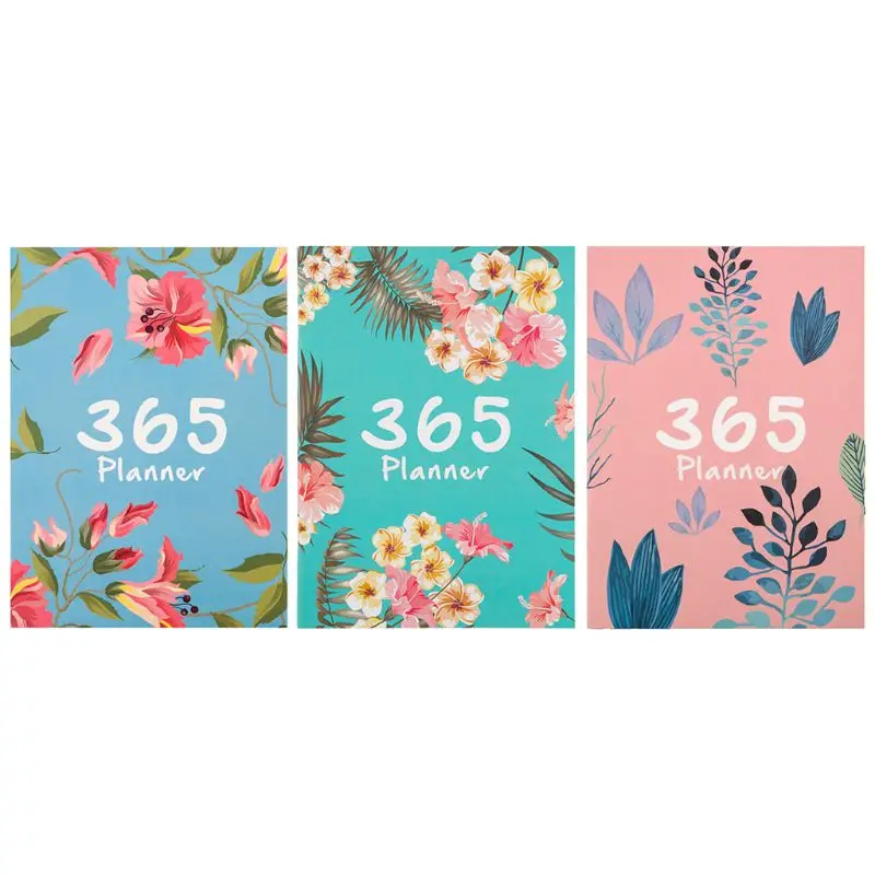 365 Day A4 Agenda Schedule Notebook Monthly Planner Diary Organizer Magazines 19QA