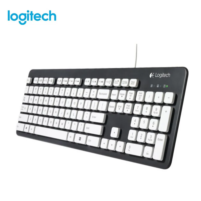 Logitech K310 моющаяся Водонепроницаемая Проводная usb-клавиатура для ПК, ноутбука, компьютера, проводная клавиатура, USB домашняя офисная Коммерческая клавиатура