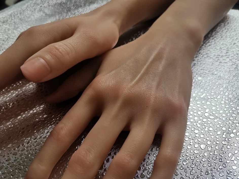 Realistische Silikon Hand Modell Simulation Amerikanische Weibliche Supermodel Gefälschte Nagel Maniküre Hände Malerei Display Fotografie TGDW08 – Detail 26
