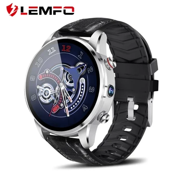 

LEMFO LEF3 Smart Watch Men 4G 400*400 Resolution GPS 600mah Battery SOS Custom Dial Weather Maps Display HD Camera for Android