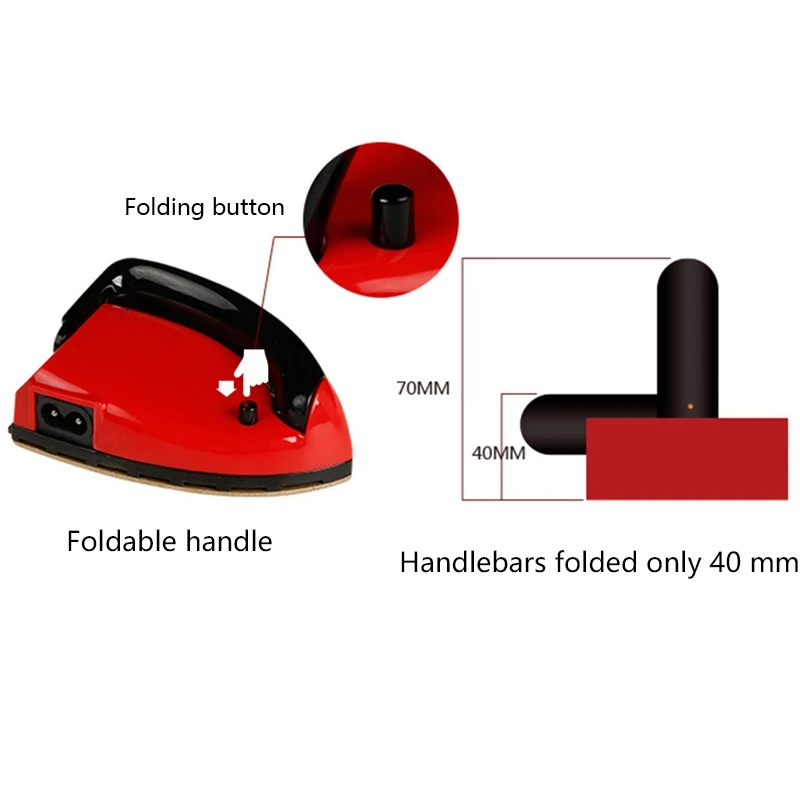 Мини электрический утюжок для одежды, портативный, для путешествий, маленький, бытовой, ручной, подходит для одежды, сухая, Лоскутная, гладильная машина, штепсельная вилка США