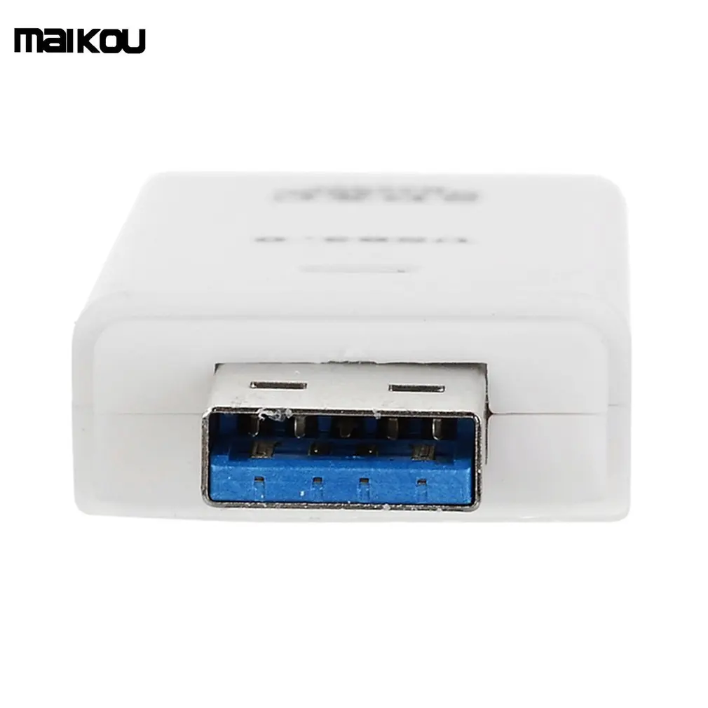 Maikou USB 3,0 считыватель карт памяти с 2 слотами 5 Гбит/с Супер Скоростной кардридер с крышкой для SDXC SD TF Micro SD карты