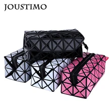 Люксовый Бренд Геометрические Кошельки Сцепления Женские Сумки Мода Большой Емкости Складные Макияж Сумки Дамы Вечерний Клапан Телефон Сумка