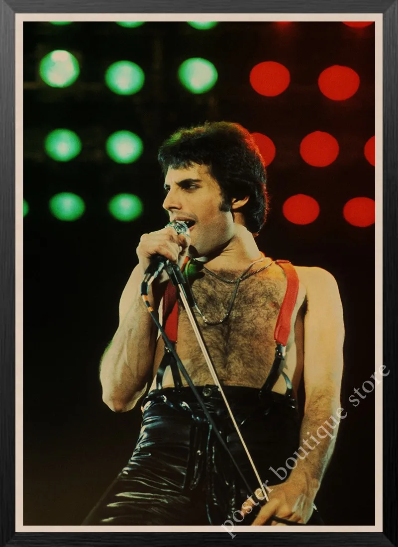 Queen Band музыкальный плакат на крафт-бумаге Фредди Меркьюри Винтаж высокого качества Рисунок ядро декоративная роспись стены стикер