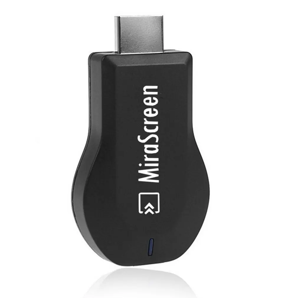 Черный Экран СИНХРОНИЗАТОР для Android S8 Hdmi Hd видео кабель беспроводной экран синхронизатор Hd видео устройство Anycast экран - Цвет: Черный