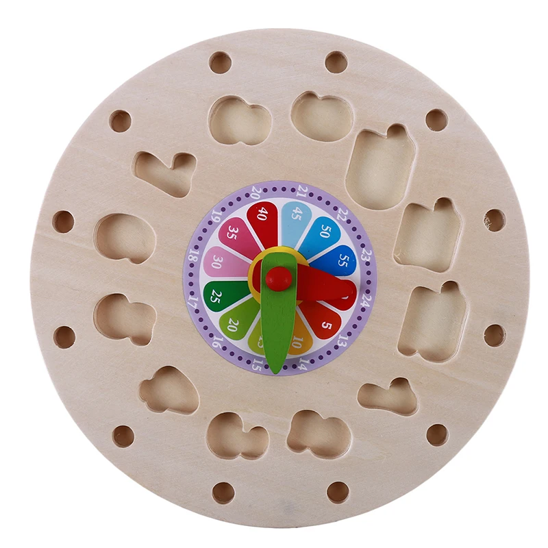  Children Preschool Wooden Montessori Toys Early Education Teaching Aids Math Toys Digital Clock Cou - 4000068694543