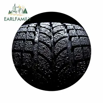 

EARLFAMILY 13cm x 12.9cm for Awesome Car Tire Automobile Car Truck Decal Anime DIY Graffiti Sticker Bumper Waterproof Decoration