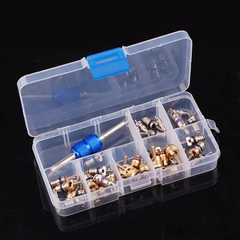 

40x/kit Valve Cores set R12 R134A A/C Stem Remover tool Air Conditioning