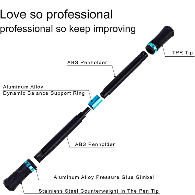 Flying Plastic Antistress Pen Spinning Fidget Toys Spiner Hand Finger Gaming For Adult Kids Children Anti Stress Reliever 3