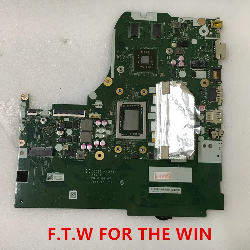 CG516 NMA741 NM-A741 is suitable for Lenovo Ideapad 310-15ABR notebook motherboard CPU A10-9600 4G RAM 100% test work | Компьютеры и