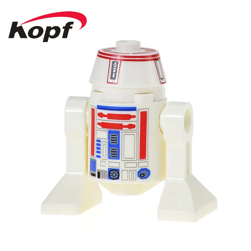 528 Without Box Одиночная Робот мини BB8 BB-8 с черный красный серый синий цвет R2d2 R3D5 космические строительные блоки детский подарок игрушки D1000 - Цвет: 528 Without Box