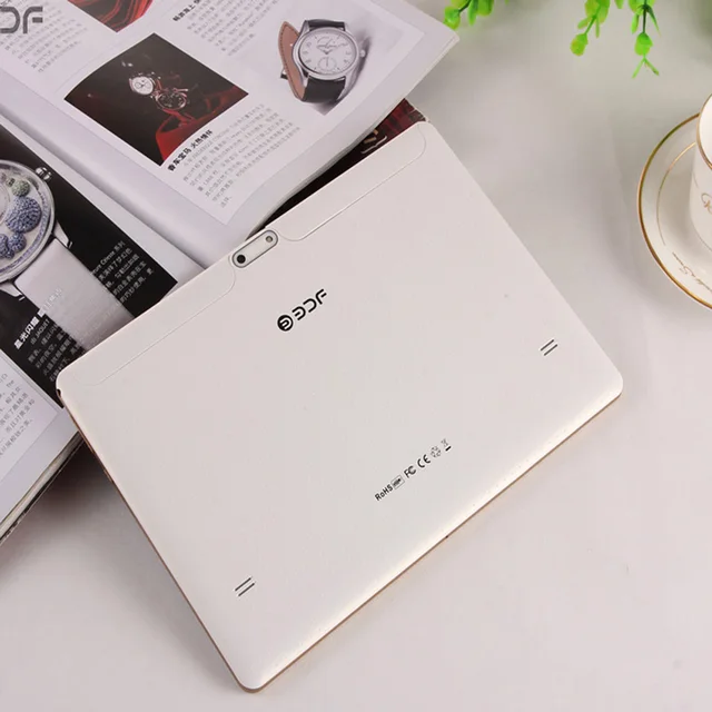 New Arrival 10.1 Inch Tablet Pc 3G Phablet Android 9.0 Quad Core 2GB RAM 32GB ROM Tablets 3G Dual SIM Cards Wifi GPS Type-C white