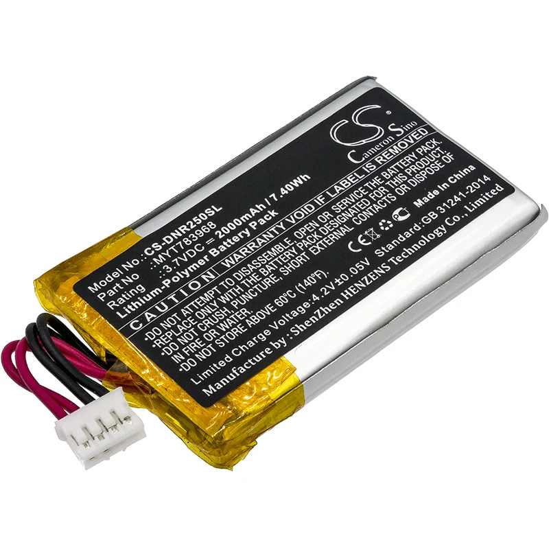 Обновленная батарея Cameron Sino для DeLorme AG-008727-201, INCRH20, INRCH25