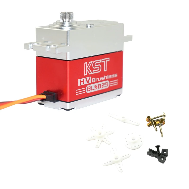 

KST BLS825 35KG Metal Digital Brushless High Voltage Servo 500-700 Class Helicopter Swashplate Steering Gear