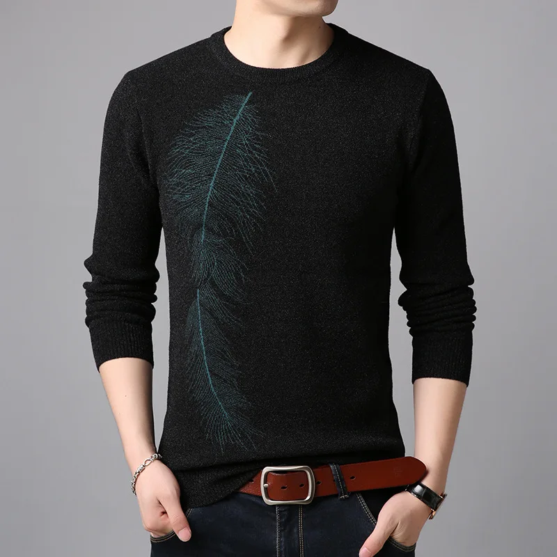 Брендовая мужская одежда, высококачественный кашемировый вязаный свитер/мужской теплый зимний облегающий свитер для отдыха, большие размеры 3XL