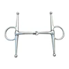 Stainless Steel Horse Bit Full Cheek Bit Horse Equipment 5 Inch Copper Mouthpiece Iron Plated Bit