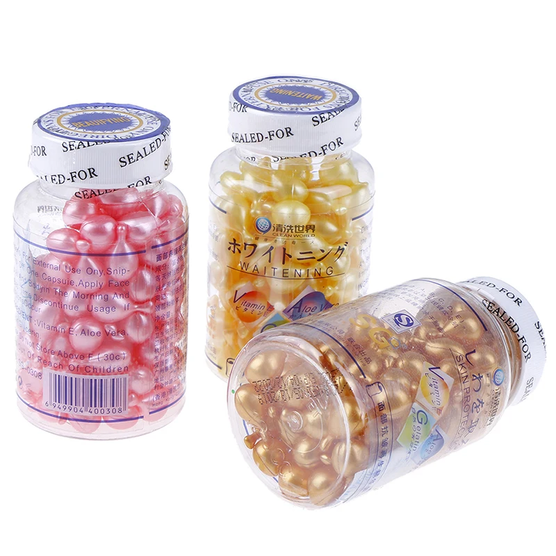 90Pcs Hyaluronic Acid Essence Capsules Anti-aging Vitamin E Serum Spot Cream Facial Freckle 90Pcs Hyaluronic Acid Essence Capsules Anti-aging Vitamin E Serum Spot Cream Facial Freckle