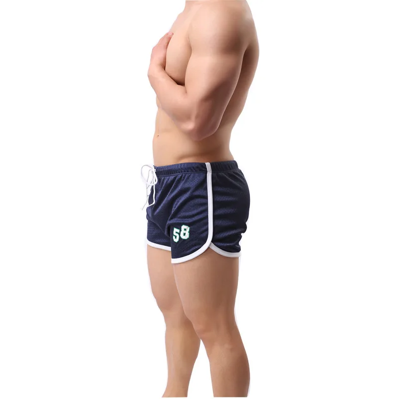 Mens Casual Sports Short Pants Fast drying Beach Trousers Breathable Males Lace up Summer Shorts Home 3