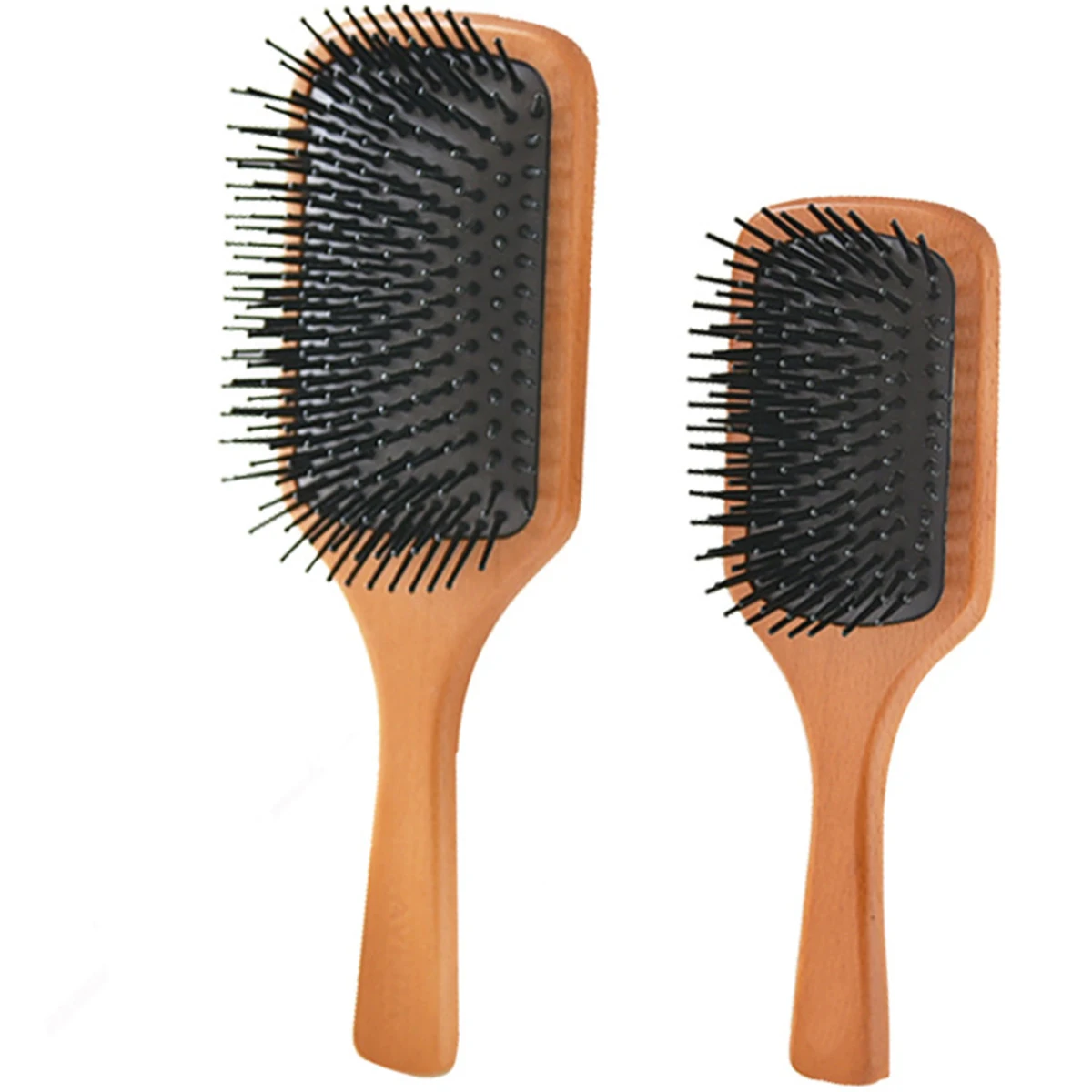 

Hair Care Brush Wooden Massage Comb Promote Blood Circulation Head Spa Massager Hairbrush Anti Knotting Hair Comb Massager