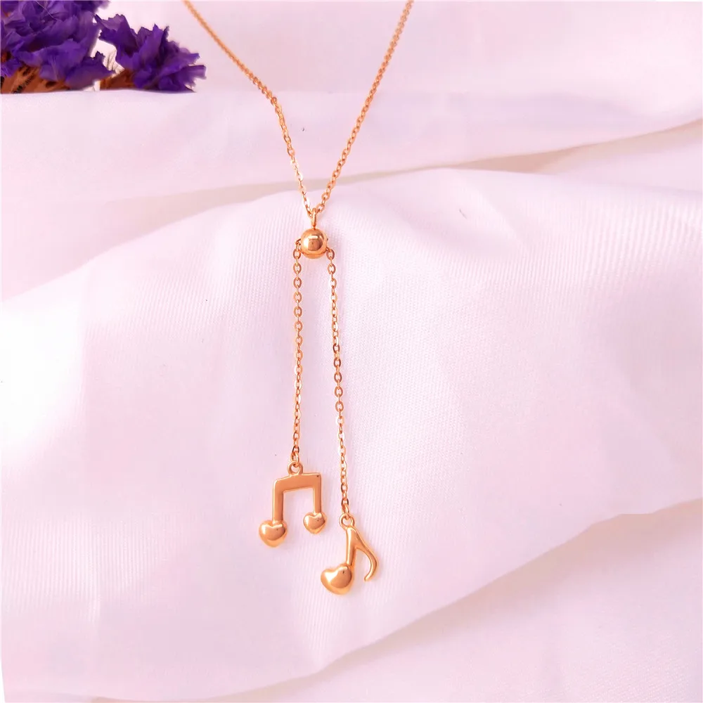 Beflye18k цепочка из розового золота au750 из чистого золота, классическое ожерелье с о-образными буквами+ подвеска, изысканные вечерние ювелирные изделия