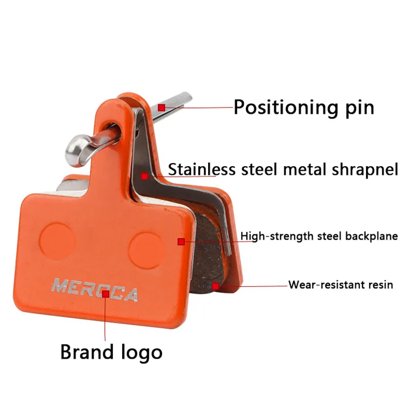 Bicycle Disc Brake Pads Brake Pads Bike Brake Pads MEROCA MTB brake pads bicycle resin brake pad for SHIMANO SRAM GIANT ZOOM QUADIEM M315 M355 M375 M396 M416 M446 M447 M475