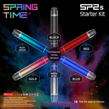 

New Springtime SP2 s Pod Vaporizer Kit with 350 mAh built-in battery, 2ml magnetic pod pen vape kit, suitable for rexl/enzoo pod