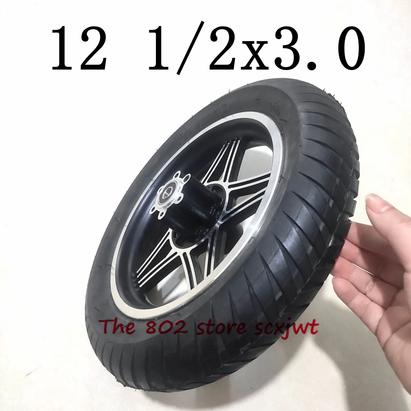 Супер 12 1/2X3,0 колеса шины 12 1/2*3,0 колеса с дисковым тормозом отверстие ступицы для электрических скутеров и электровелосипедов складной велосипед