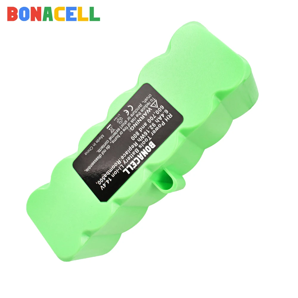 Bonacell 6400 мА/ч, 14,4 V Батарея для iRobot Roomba 500 600 700 800 серии пылесос iRobot roomba 600 620 650 700 770 780