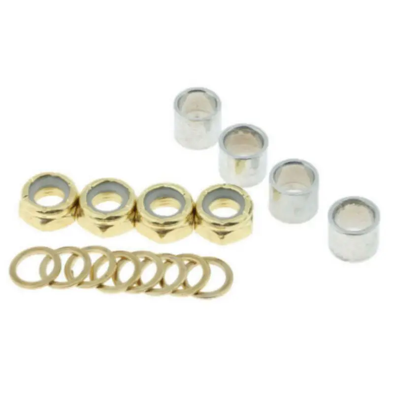 High-quality Professional Skateboard Bearing Spacers Gasket Washers Nuts Speed Set Longboard Repair Rebuild Tools