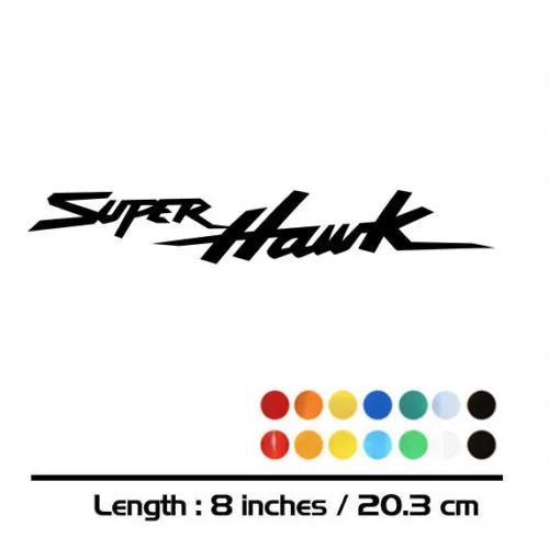 

2 шт. новые продажи мотоциклетный велосипед топливный бак колеса обтекатель блокнот багаж шлем мотоциклетная наклейка наклейки для HONDA super hawk