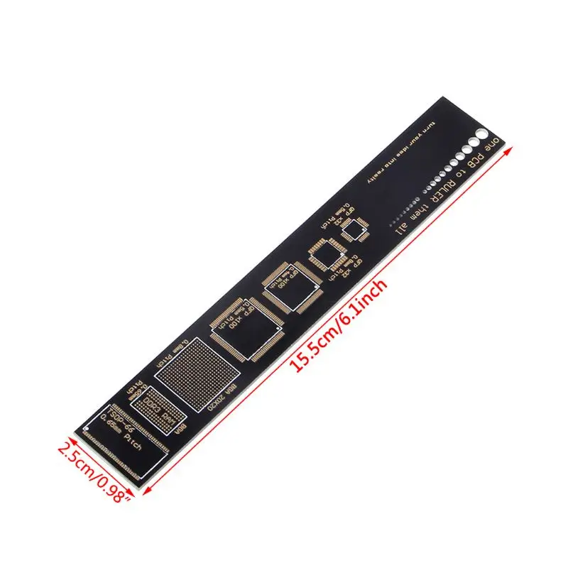 Прямая поставка PCB эталонная линейка PCB упаковочные блоки для электронных инженеров