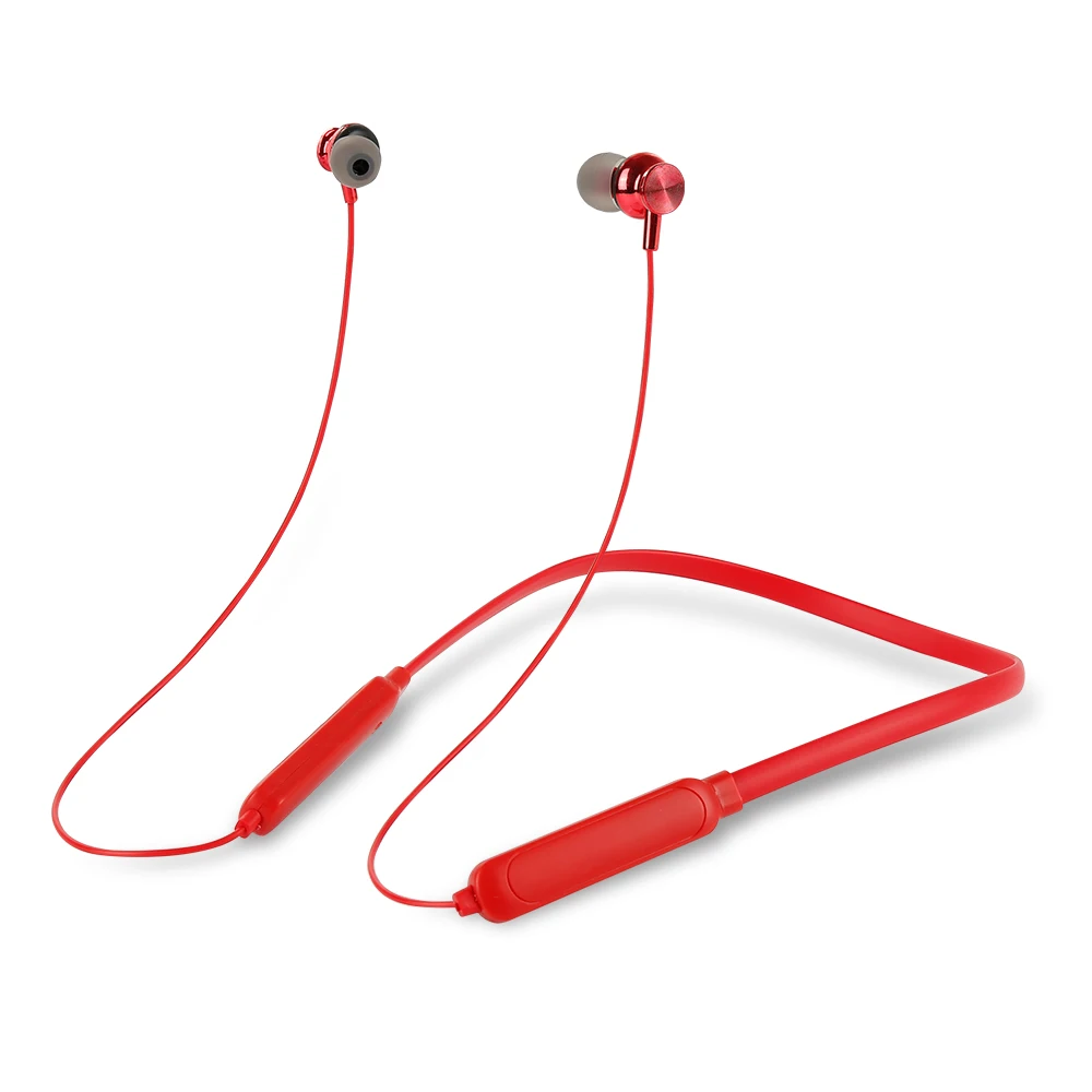 Красный Беспроводные наушники, крепкие басы, Bluetooth наушники, наушники с шумом, беспроводные наушники, гарнитура с микрофоном - Цвет: Красный