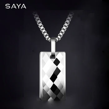

Men Necklace, Tungsten Trendy Hip Hop Personality Clavicle Sweater Chain Necklace Pendant Accessories