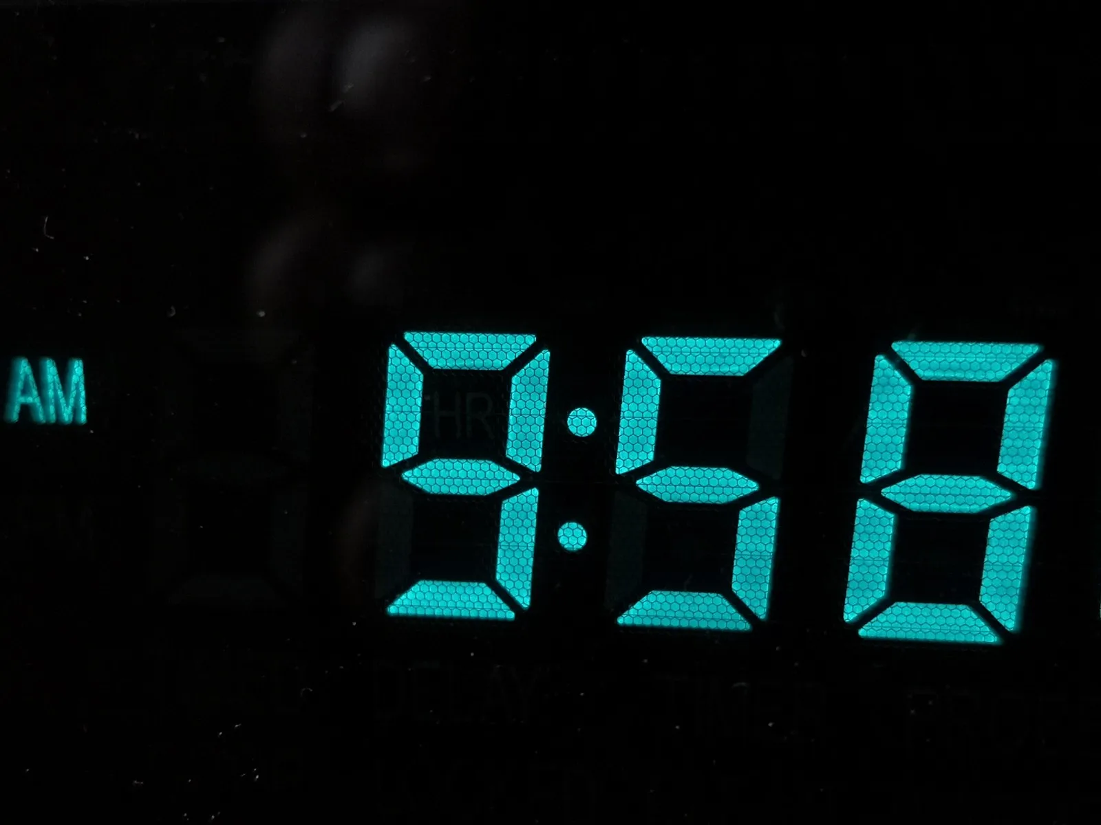VFD clock Vacuum fluorescent display Two-color VFD screen 5V power supply time memory 6 inches wall clock clock parts