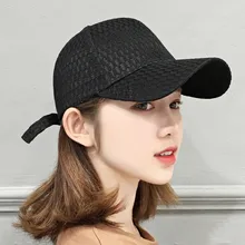 Высококачественная кепка со шнуровкой, хлопковая бейсбольная кепка для женщин, дышащая сетка, для девушек, Snapback, хип-хоп, модная женская кепка, s, регулируемая