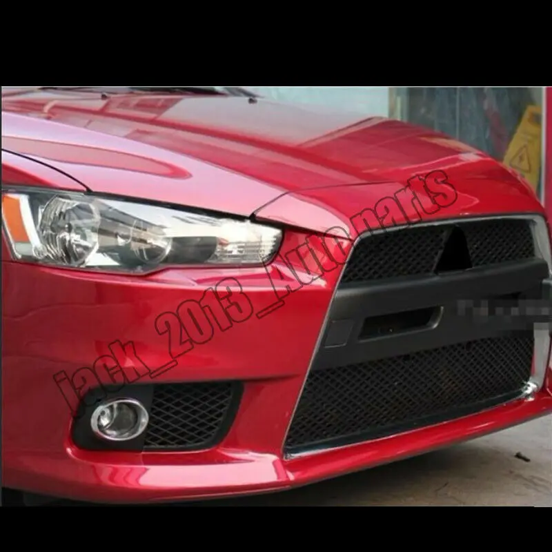 Для Mitsubishi Lancer& Sportback EVO передний бампер решетка радиатора черный 1 комплект модификация автомобиля автомобильные аксессуары