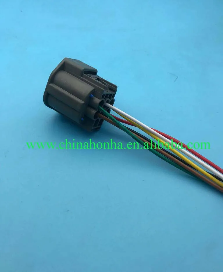 20 pcs 6-pin женский автомобильный разъем для электроусилитель вилка насоса электронный вентилятор крепеж для троса 2-00434 - Название цвета: 20 pcs