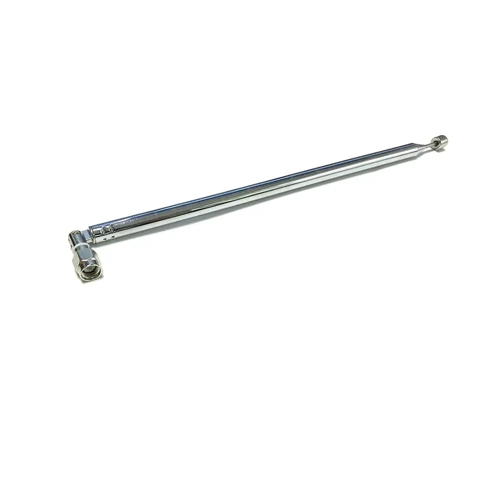 Antena telescópica con conector macho SMA, 7 Secciones, 205mm de largo, 1 metro para Radio FM, Control remoto aéreo, 1 ud.