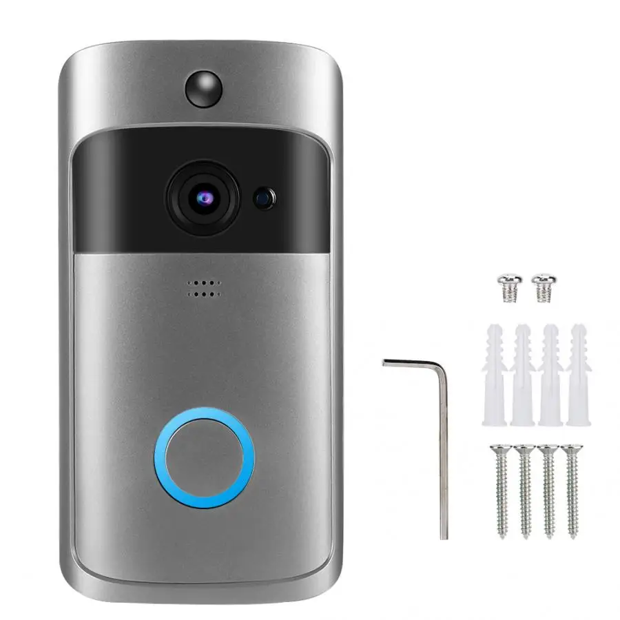 

1280 x 720 Smart Wifi Video Intercom Wireless Infrared Doorbell Doorphone Access System Door Camera