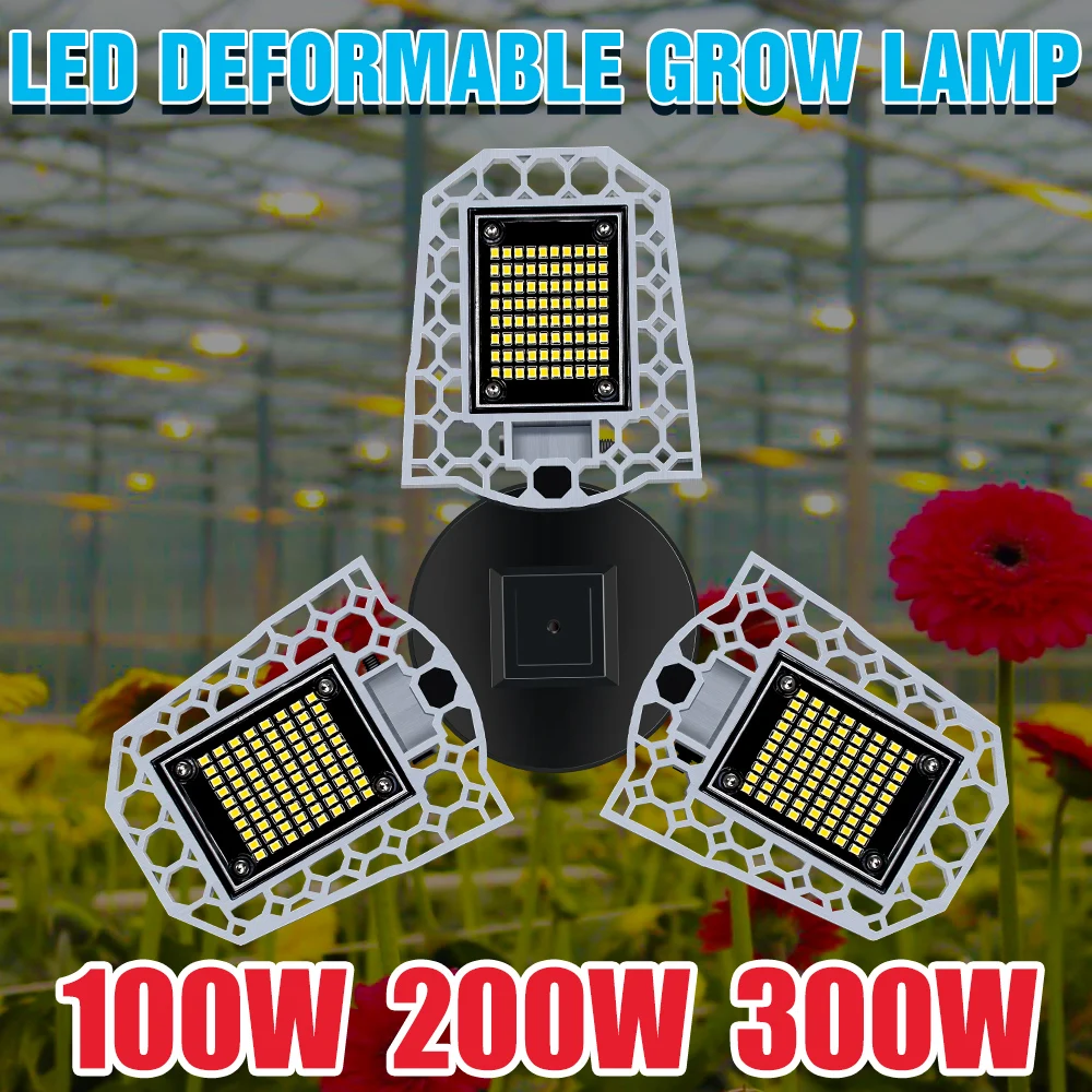 

Grow Light LED 100W 200W 300W E27 Full Spectrum LED Bulb E26 Plant Lamp Growing Light Phyto Lamp Indoor LED Hydroponics Lighting