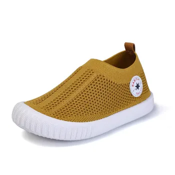 

Baby Girls Shoes Soft Bottom Children's Mesh Boy Breathable Sport Shoes Fashion Slip on Loafers Kids Flats Casual Shoes Light