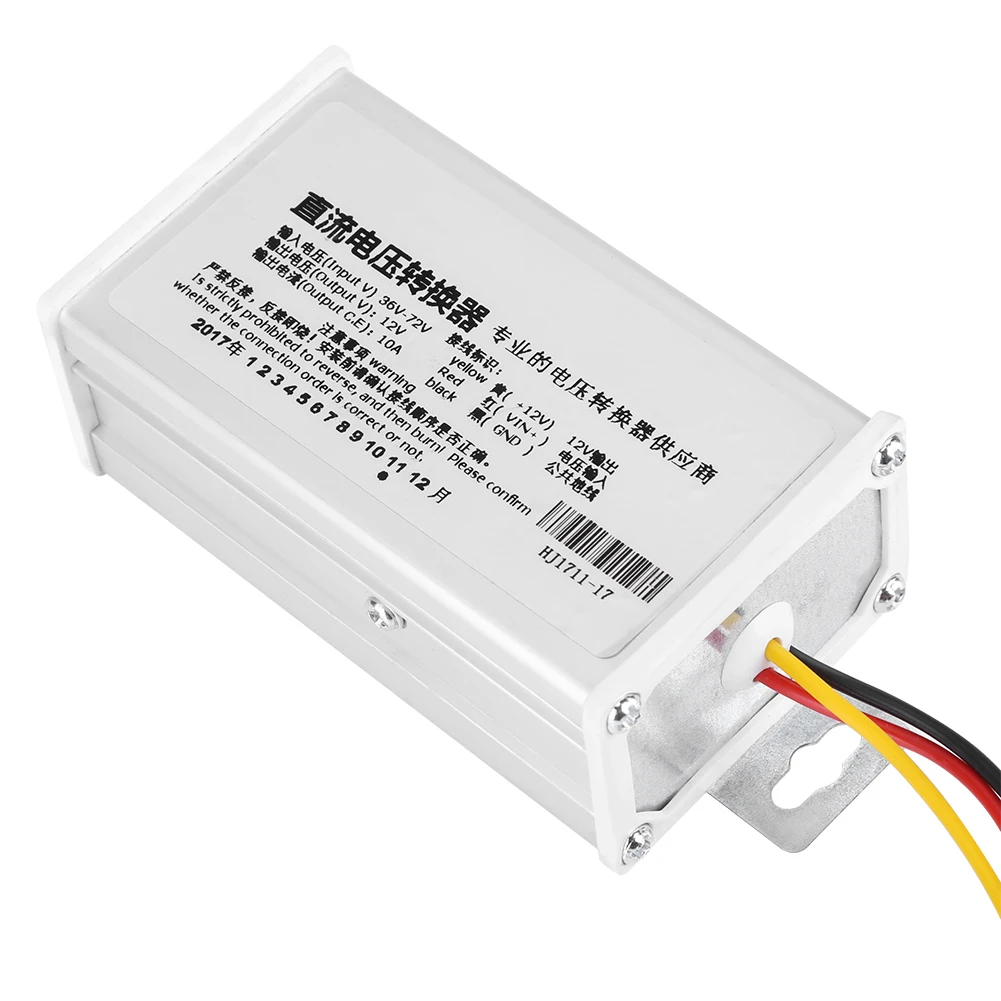 DC 36 V-72 V-12 V 10A 120 Вт конвертер адаптер трансформатор для электрического скутера конвертер Напряжение регулятор