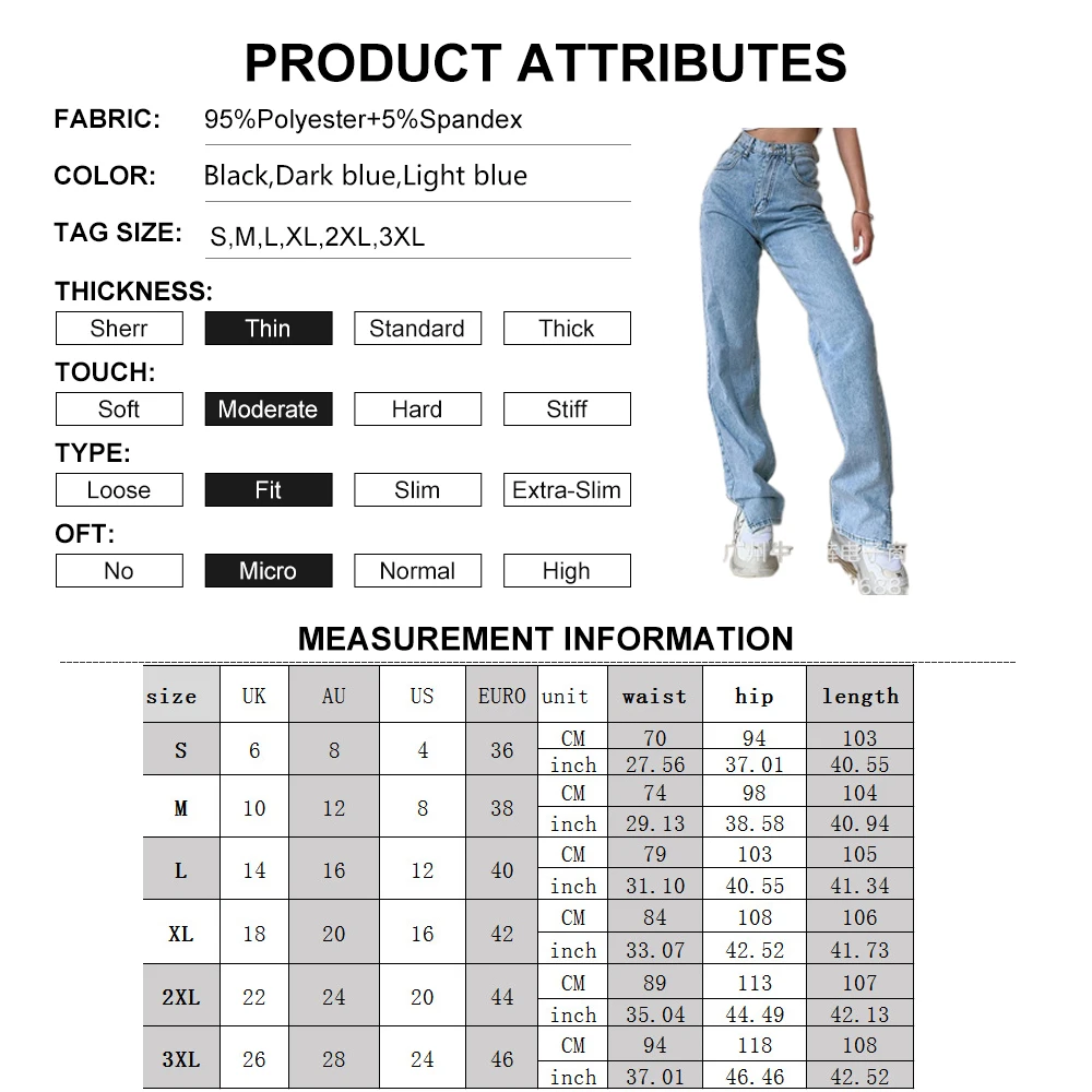 High Waist Loose Jeans For Women Cotton Comfortable Fashion Casual Straight Leg Baggy Pants Mom Jeans Washed Boyfriend Jeans New armani jeans