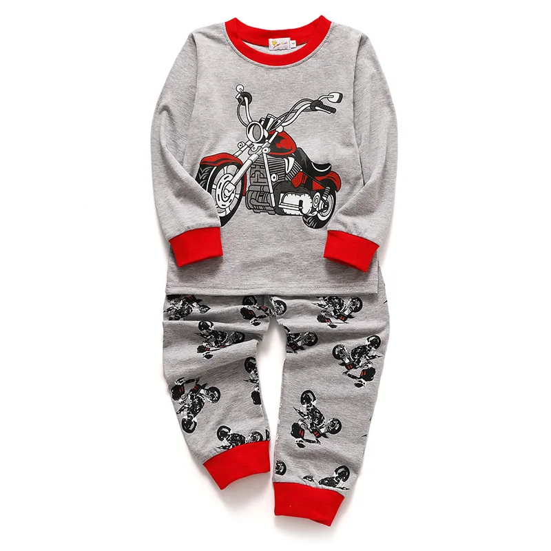 

Childrenswear Pajamas New Style Autumn And Winter Children Tracksuit Cotton Two-Piece Set Medium-small BOY'S Long Sleeve Pants S